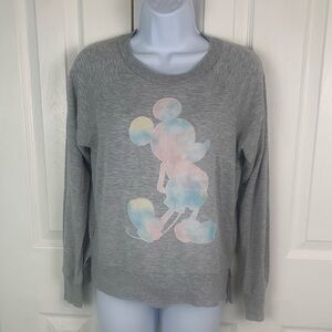 Disney Lightweight Sweatshirt with Mickey Mouse Pastel Colors Size XS 0/2‎